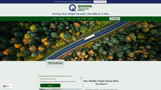 Thumbnail of quoshalogistics.com