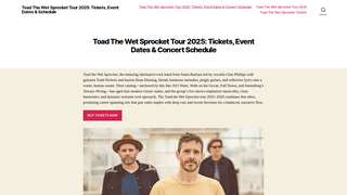 Thumbnail of toadthewetsprockettour.com