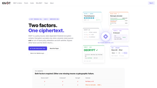 Screenshot of knotforge.org