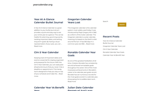 Thumbnail of yearcalendar.org