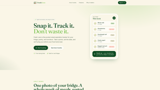 Screenshot of freshlens.org