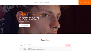 Thumbnail of mattrifeontour.com