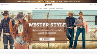 Thumbnail of duttonranchwear.com