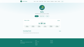 Screenshot of qobafoundation.org