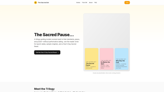Thumbnail of thesacredpauseset.com