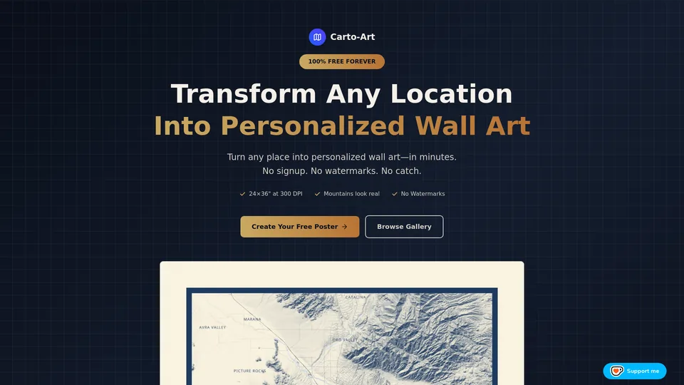 Screenshot of cartoart.net