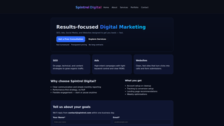 Thumbnail of spintrel.com