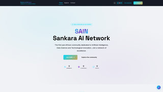 Screenshot of sainspace.com