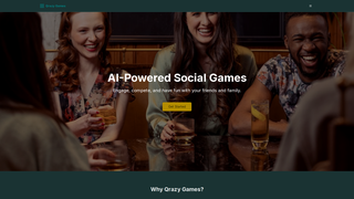 Screenshot of qrazygames.com
