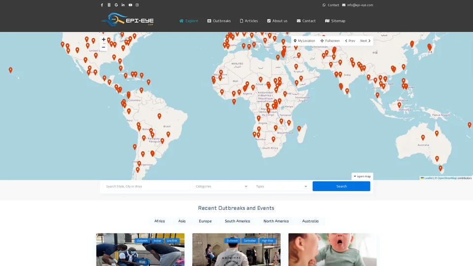 Screenshot of epi-eye.com