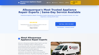 Thumbnail of majorappliancerepairalbq.com