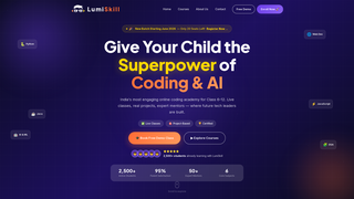 Screenshot of lumiskill.com
