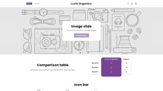 Thumbnail of luvieorganics.com