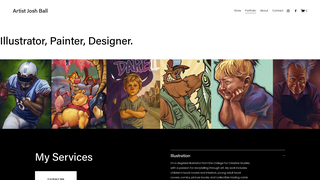Thumbnail of artistjoshball.com