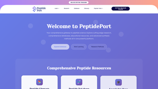 Thumbnail of peptideport.com