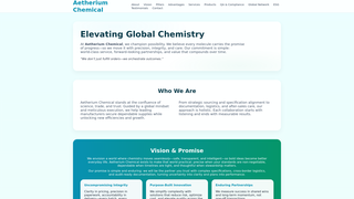 Thumbnail of aetheriumchemical.com