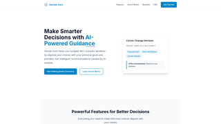 Thumbnail of decidesure.com