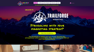 Screenshot of trailforgemarketing.com