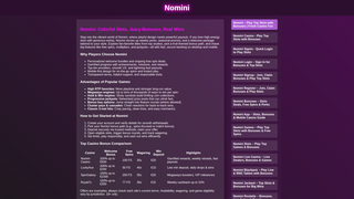 Thumbnail of play-nomini.net