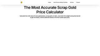 Thumbnail of goldcalculator.org