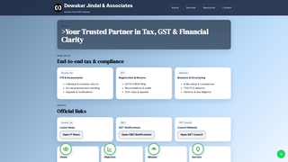 Thumbnail of dewakarjindalassociates.com