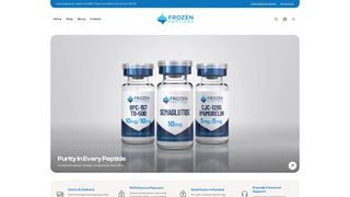 Thumbnail of frozenpeptides.com