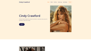Thumbnail of cindy-crawford.com