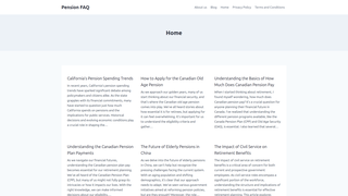 Thumbnail of pensionfaq.com