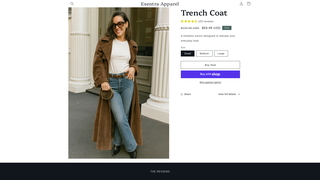 Thumbnail of esentraoutfitters.com