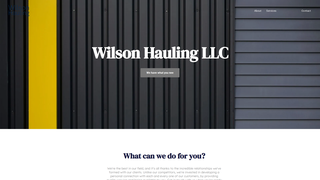 Thumbnail of wilson-haulingllc.com