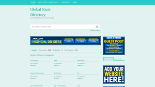 Thumbnail of globalrankdirectory.com