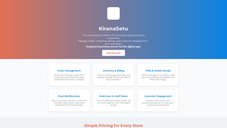 Thumbnail of kiranasetu.com