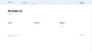 Thumbnail of reorder-cs.com