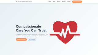 Thumbnail of allservicehealthcircle.com
