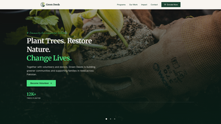 Screenshot of greendeeds.org