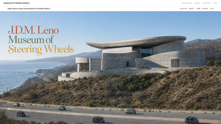 Screenshot of museumofsteeringwheels.com