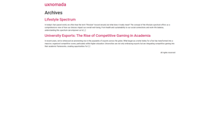 Thumbnail of uxnomada.com
