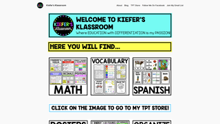 Thumbnail of kiefersklassroom.com