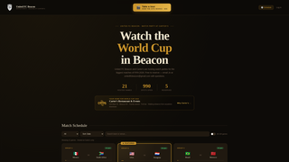 Screenshot of beaconworldcup.com