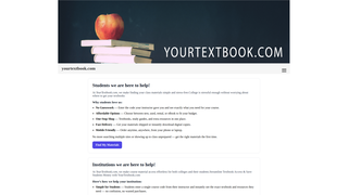 Thumbnail of yourtextbook.com