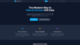 Screenshot of geodataviewer.com