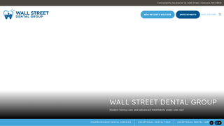 Thumbnail of wallstreetdentalgroup.com