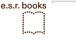 Screenshot of esrbooks.com