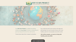 Screenshot of 100yearsproject.com