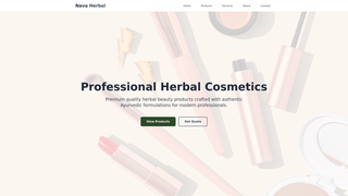 Thumbnail of navaherbal.com