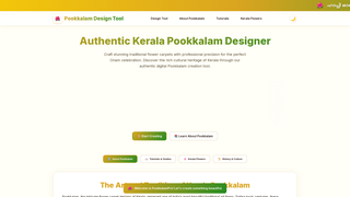 Thumbnail of pookkalamdesign.com