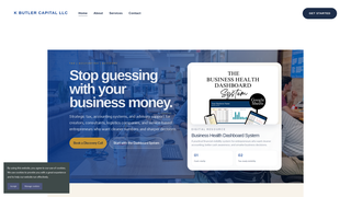 Screenshot of kbutlercapital.com