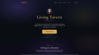 Screenshot of livingtavern.com