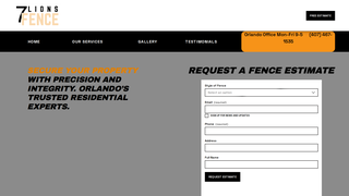 Thumbnail of sevenlionsfence.com