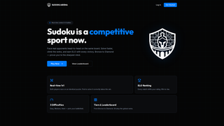 Screenshot of sudo-arena.com